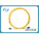 Duplex Single Mode To Multimode Fiber Patch Cord / Blue Fc To Lc Fiber Patch Cord