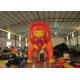 Commercial Cartoon Inflatable Advertising Signs digital painting Giant Inflatable Lion for exhibition