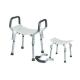 Shower Bench Bathroom Shower Chair Bath Seat with Back & handle