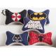 Marvel Heros Polyester Car Neck Pillows , Zipper Silk Cotton Dog Bone Cushion