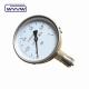 Y-100H use no oil oxygen 100mm high precision bottom M20X1.5 G1/2  dry all stainless steel pressure gauge