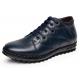 OEM / ODM Casual Leather Oxford Shoes , Mens Genuine Leather Sneakers