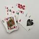 Luxury 63x88mm Playing Poker Cards Design Your Own Logo Gold PMS Printing