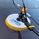 Dual-Power Single-Disc Rotary Brush for Cleaning Solar Panels and Photovoltaic Farms