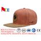 5 Panels Fitted Adjustable Snapback Hat , Awesome Womens Flat Brim Hat