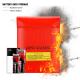 Red Lipo Safe Bag Fireproof Pouches For Cash 9x11.8 Inch Silicone Coated