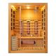 Removable Beauty Spa Combined Infrared And Steam Sauna Room 3 Person Size