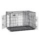 Large Welded Strong Metal Dog Crate Non Toxic Coating Rust Resistant