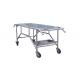 Easy Moving / Brake Hospital Morgue Carts , Stainless Steel Cart Used As Stretcher