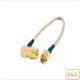 RP SMA Female to RP SMA Male Antenna Connector Pigtail Jumper Cable 16cm