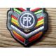 Durable Colorful Embroidered Patches Of Brand Logo For Garment