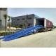 Strong Frame Manual Portable Loading Dock Ramp Convenient Operation