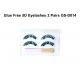 Lightweight 2 Pairs 3D Mink Eyelashes / Natural Beauty False Eyelashes