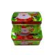 Small CMYK Printing Bulk Christmas Tins With Lids In Set Of 2