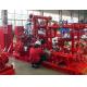 UL / NFPA20 Skid Mounted Fire Pump Package 300GPM Ductile Cast Iron Materials