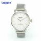 OEM Stainless Steel Mesh Bracelet Watch , Mens Stainless Steel Watch White Face