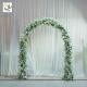 UVG 8ft white wedding arch in artificial cherry branches for theme decoration and floral design