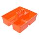Compartment Plastic Cleaning Buckets And Pails Plastic Tool Organizer