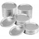 Dia 3.38in Reusable Mason Glass Mason Jar Lids Aluminum Cylinder Containers 86mm