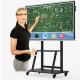 Non Reflective 100 Inch Smart Board Multi Interface Multifunctional