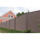 Blue Grey Fence Recycled Composite Wood Planks No Maintenance ISO9001