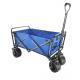 Folding Wagon Stretching Handle Collapsible Camping Cart Folding Beach Trolley