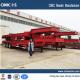 heavy duty tri-axle 80 tons lowbeds semi trailer with 315/80 R 22.5 tire