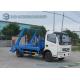 Double Axle Waste Collection Truck Powerful Dongfeng 3 - 4 Tons 4x2