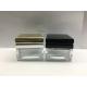 30g 50g Square Glass Cosmetic Jars Skincare Packaging Cream Bottle Various Color And Printing