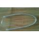 5M transparent clear plastic coated rope stainelss steel wire coiled tool holder lanyard