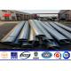 Sided Multi Sided 8m 25 KN Metal Utility Poles For Overhead Electric Power Tower