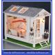 Diy wooden dollhouse mini glass dollhouse miniature room box model building cottage 13817