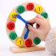 Colorful Number Wooden Montessori Baby Toys Educational Enlightenment