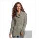 WOMEN Thick sweater mixed line pile collar sweater knit dress  high quality sweater