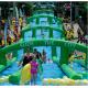 Customized Commercial Extra long slide PVC inflatable water slide for adult
