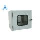 Hospital Equipment Dynamic Pass Box / Pass Through Boxes For Clean Rooms 500*400*500mm