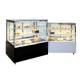Large Volume Bakery Glass Showcase With Led Lighting , 7ft Supermarket Open Chiller