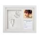 2017 handprint&footprint photo frame kits wholesale good baby birthday gifts