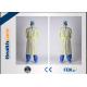 Hygiene Disposable Protective Gowns Doctor Suit Blue / White / Yellow / Green Colour