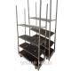 Flower Cart French Flower Cart Hot Galvanized Plywood 22*54*74.8 Inch