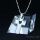 Fashion Top Trendy Stainless Steel Cross Necklace Pendant LPC71