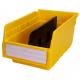NO Foldable Plastic Shelf Bin for Stacking Medicine in Warehouse Semi-Open Front Crate