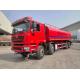 SHACMAN F3000 Water Tank Truck 8x4 380hp EuroII Red 4000 Gallon Water Truck