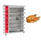 30pcs Rotisserie Chicken Gas Oven Roasted Chicken Machine With Overheat Protection