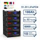 51.2V 100Ah BMS 5kw Diy LiFePO4 Stackable Home Solar Energy Storage Batteries