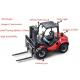 Capacity 1800kg Compact All Terrain Forklift 500mm Load Center 4060 * 1550 *
