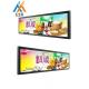 Ultra Wide Screen Ultra Wide Stretched Displays Shelf Edge 1920*540p Resolution