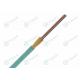 Flat Ribbon Fiber Optic Cable Indoor 2-12 Cores With PVC Outer Jacket ROHS Approved