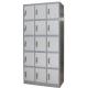 Fifteen Door Metal Office Lockers Metal Base H1850 X W900 X D420 Mm Size