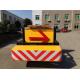 Buzzer Aluminium Traction Type Mobile Vehicle Barrier Anti Collision